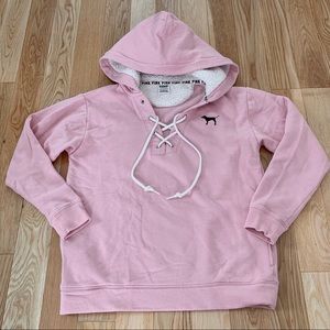 Pink Victoria’s Secret Pullover Pink Hoodie XS